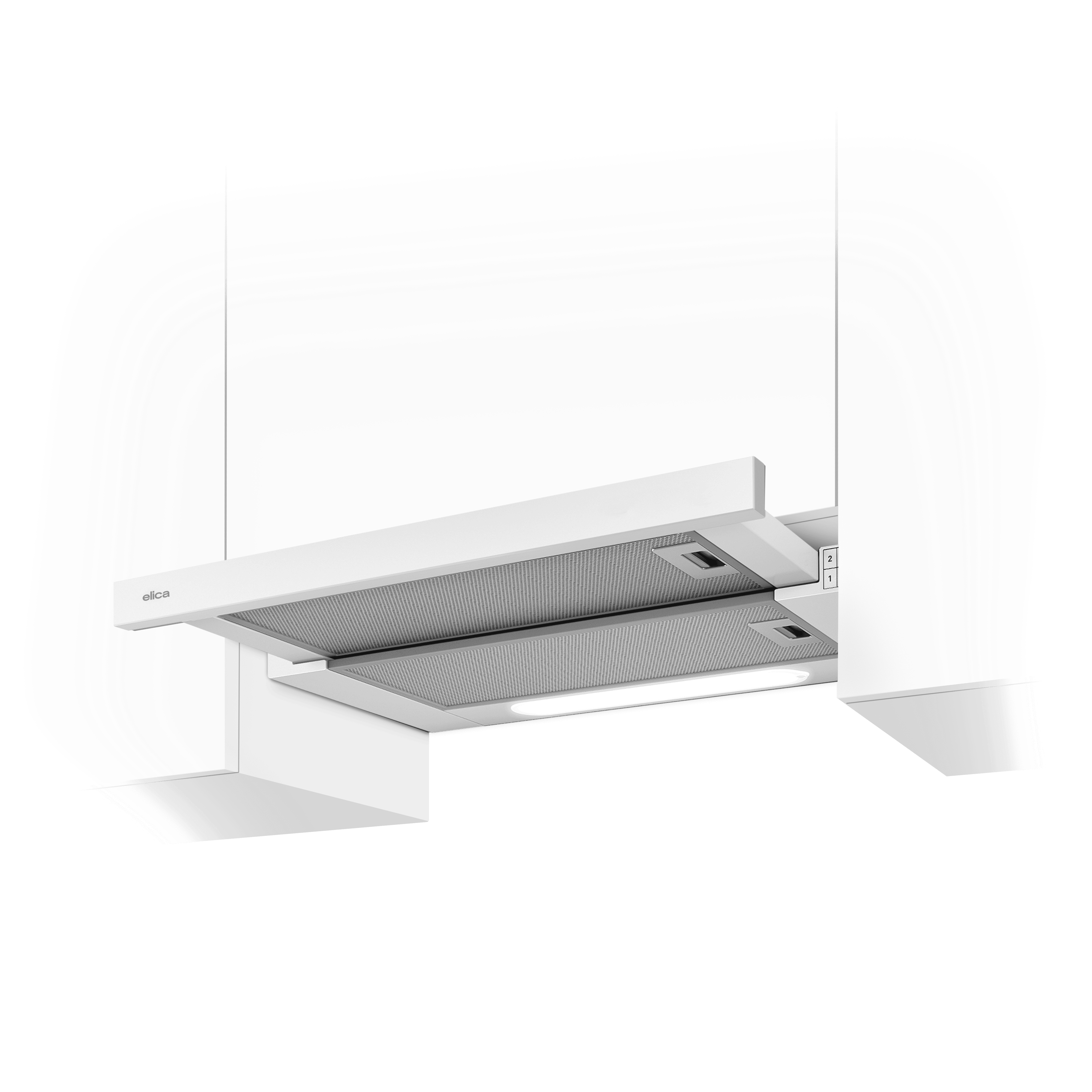 Cooker Hoods Built-in without cabinet base white thumb