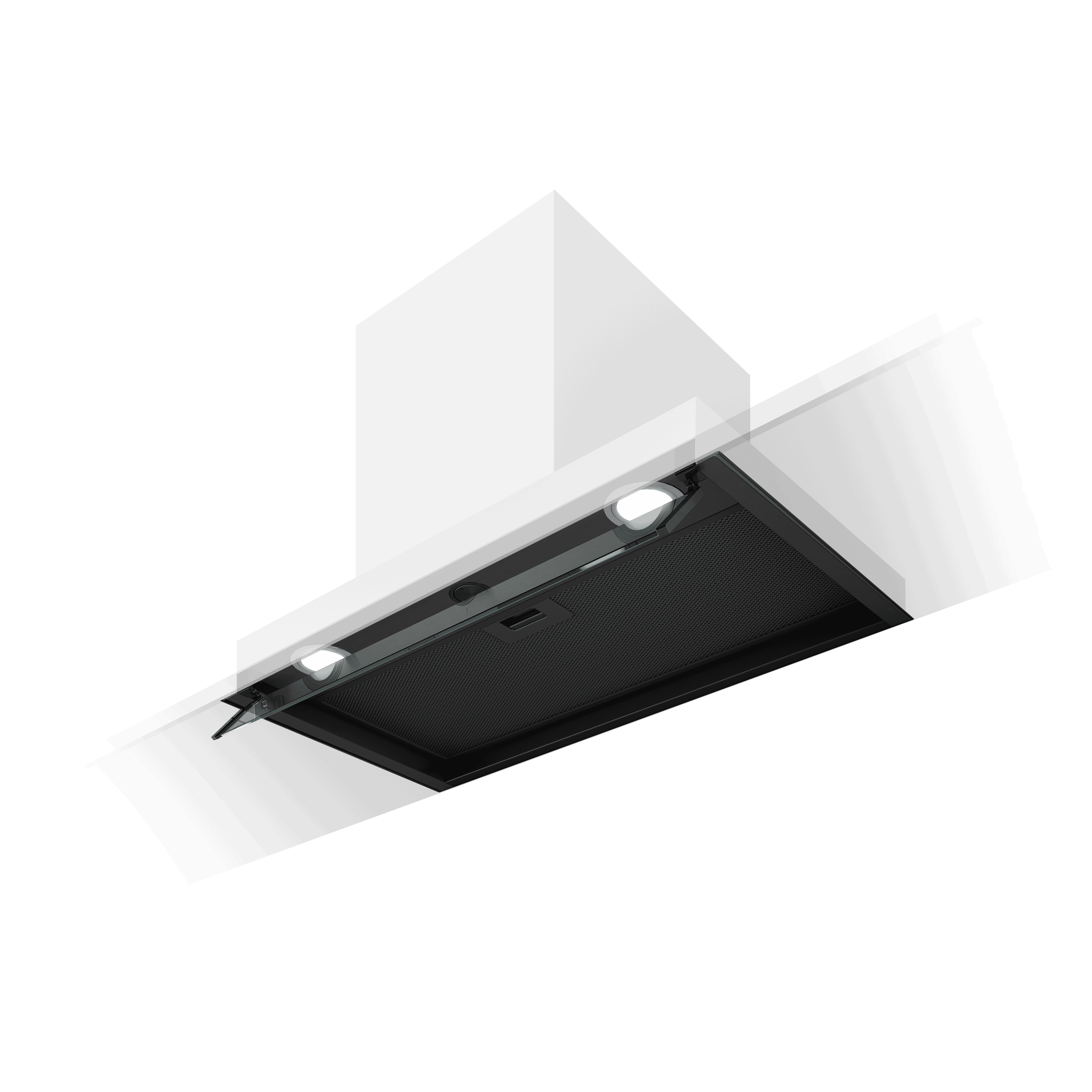 Cooker Hoods Built-in without cabinet base black matt thumb
