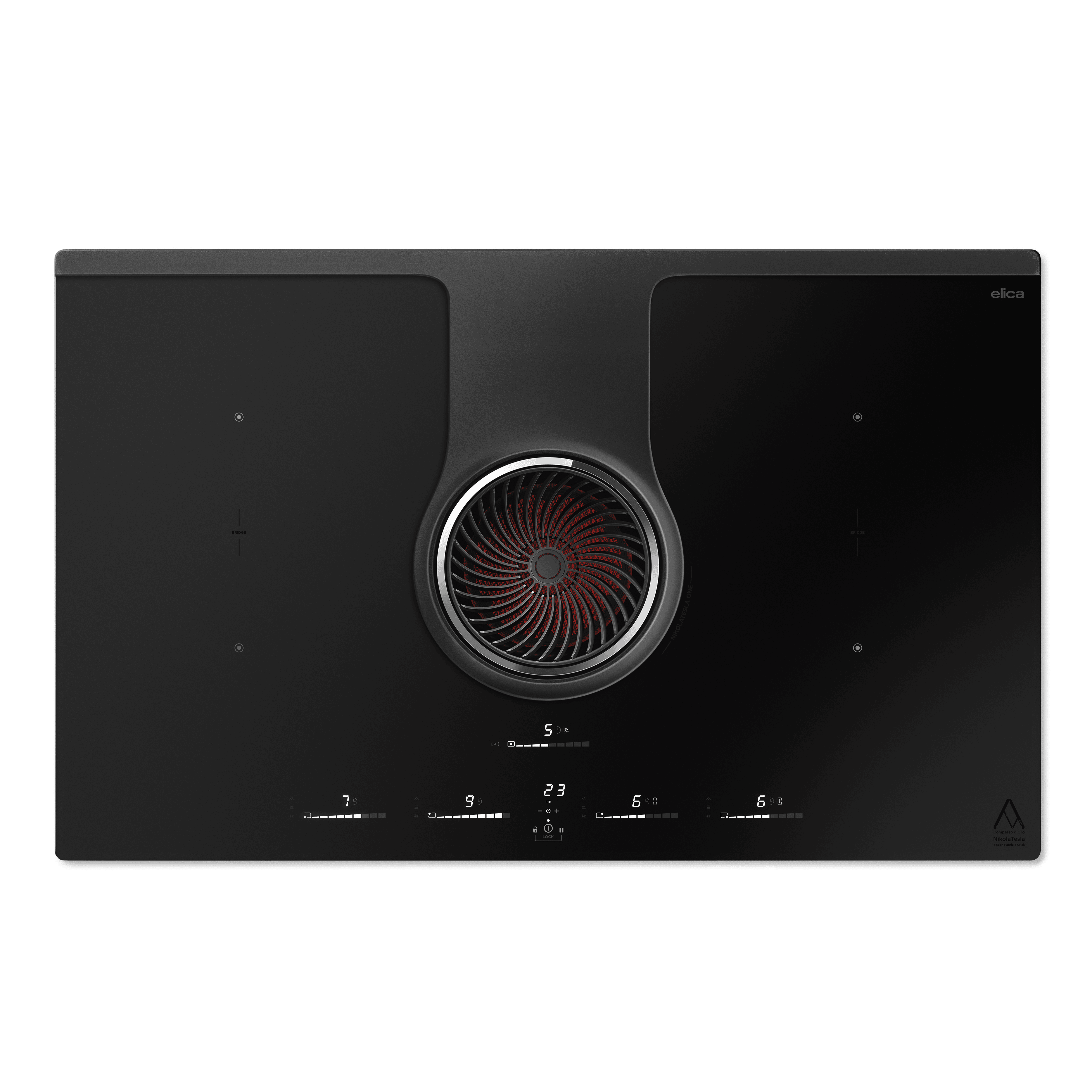 Hobs Induction Hobs With Extractor black matt thumb