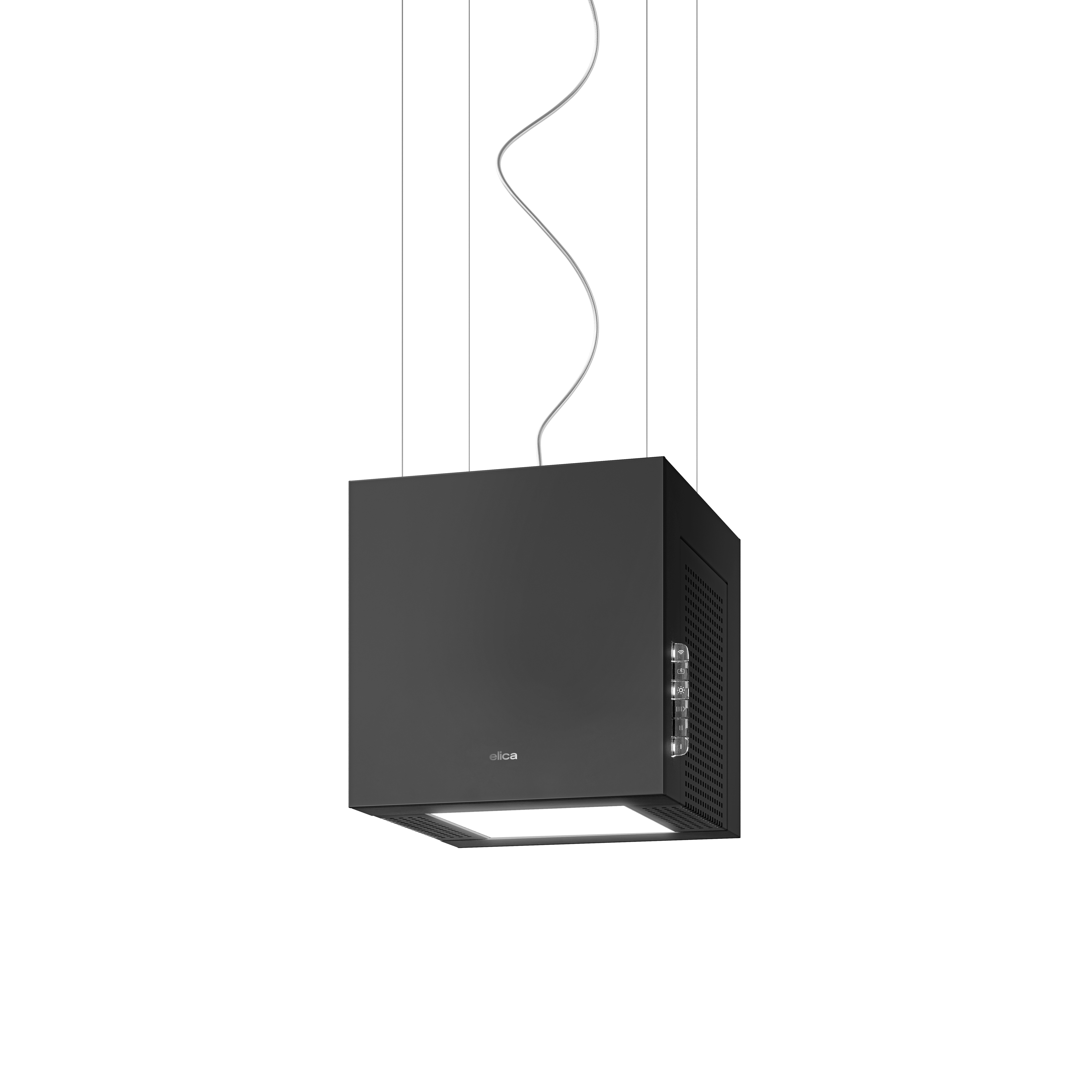 Cooker Hoods Suspended cooker hoods black matt thumb