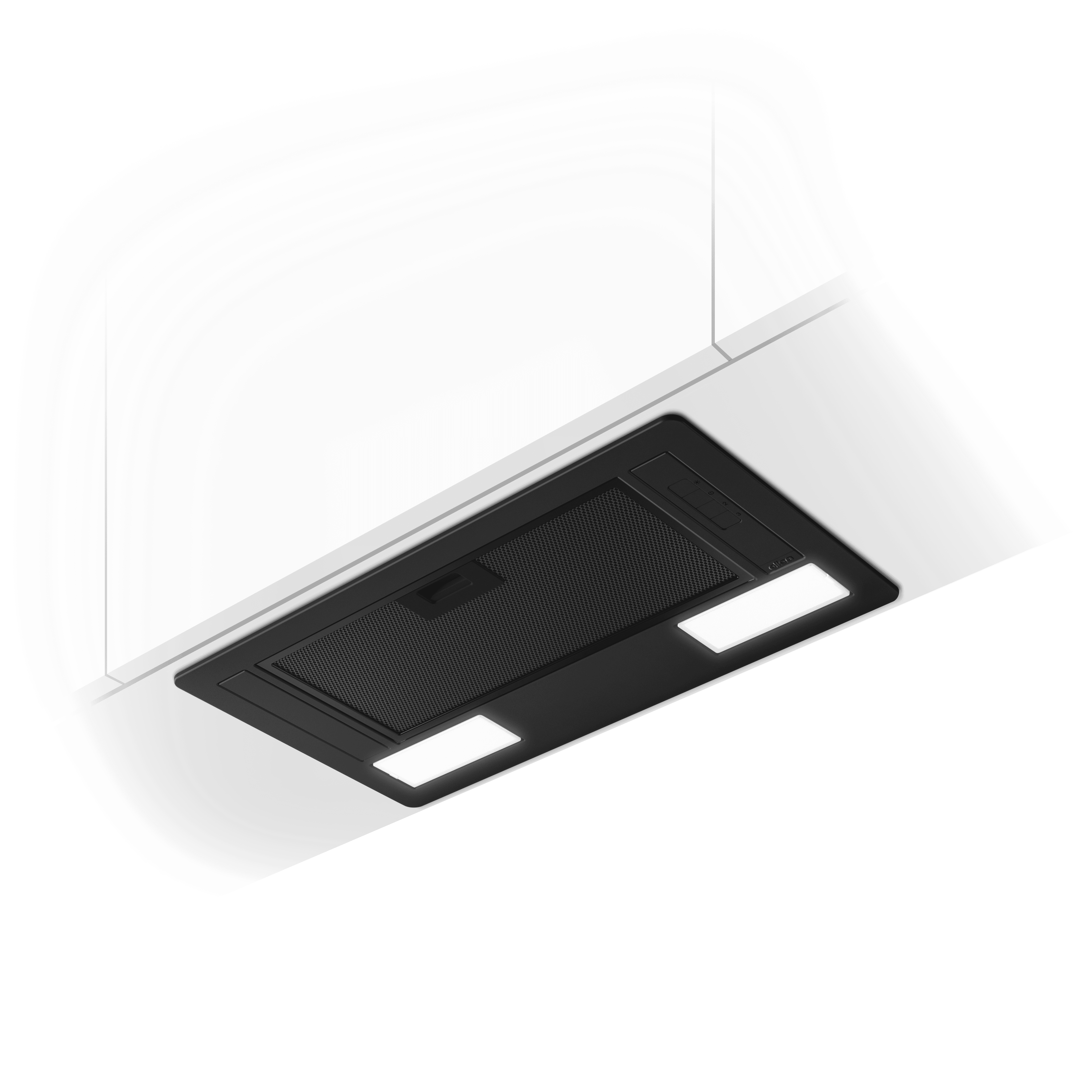 Cooker Hoods Built-in with cabinet base black thumb