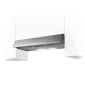 Cappe da Cucina Incasso con fondo pensile Estraibile grey 60 download card